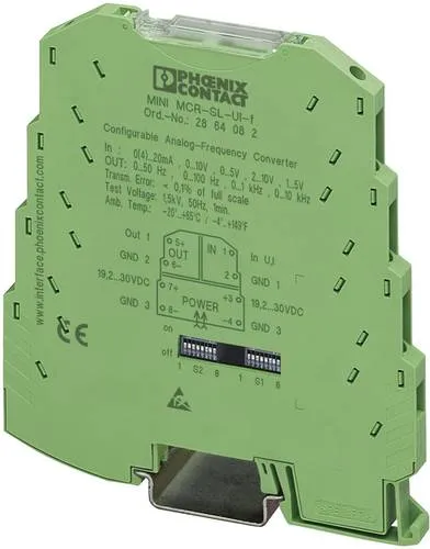Phoenix Contact MINI MCR-SL-UI-F 2864082: Analog-Frequenzwandler - SPS-Prozessoren, konfigurierbarer Analog-Frequenzwandler für präzise Signalumwandlung und vielseitige Anwendungsmöglichkeiten.