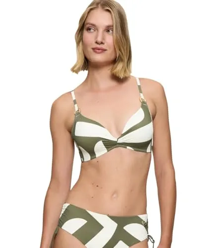 Triumph Summer Allure P 01, Bikini Top Damen, Mehrfarbig (Green - Light Combination), 40