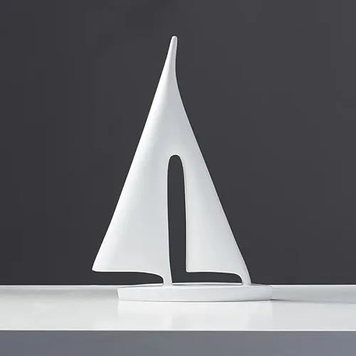 EstiloHome Dekorative Statue Segelboot - Schiff, Boot, Yacht (21 cm)