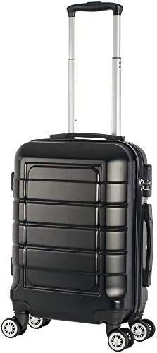 Cahoon Hartschalen-Koffer Trolley Handgepäck Kofferset 4 Rollen M-L-XL-Set - Gepäck-Set mit höhenverstellbarem Aluminiumgestänge für einfaches Reisen. Ausgestattet mit 4 gummierten 360° Doppel-Laufrollen für hohen Komfort und Sicherheit dank hochwertigem Zahlenschloss.