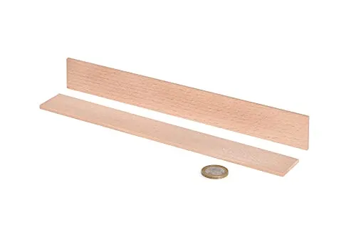extra breite Lamellen/Rührstäbe natur aus Buche 260x35x305mm 50 Stück