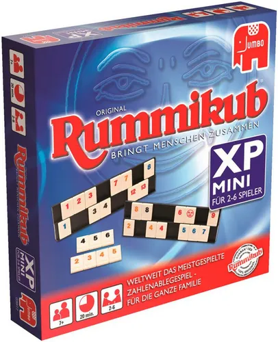 Jumbo Spiele Spiel Rummikub XP Mini, Familienspiel