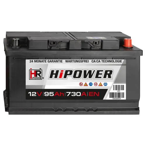 HR HiPower 12V 95Ah Starterbatterie