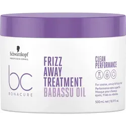 Schwarzkopf BC Frizz Away Treatment 500ml - Anti-Frizz Haarpflege für glattes, geschmeidiges Haar in diversen Farben