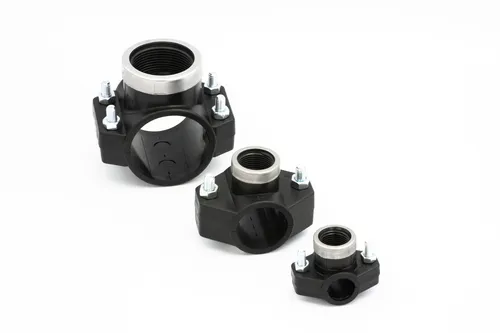 PE Rohr Anbohrsattel 32 mm x 1 Zoll Innen-Gewinde Anbohrschelle Anbohrschellen