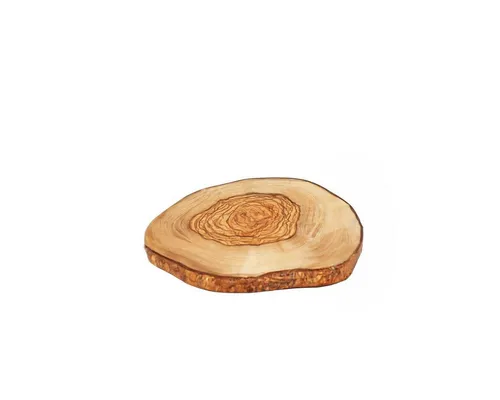 NATUREHOME Schneidebrett Baumscheibe rustikal in gold von NATUREHOME