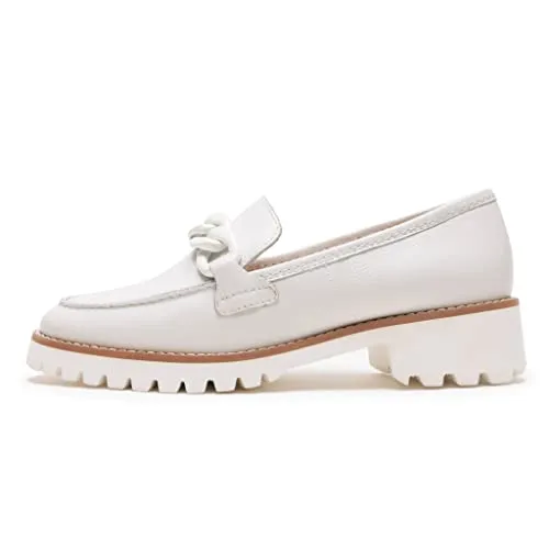 ara Damen Kent Slipper, Cream, 39 EU Schmal - Slipper & Mokassins für Damen, aus hochwertigem Leder mit bequemen Blockabsatz für optimalen Tragekomfort.