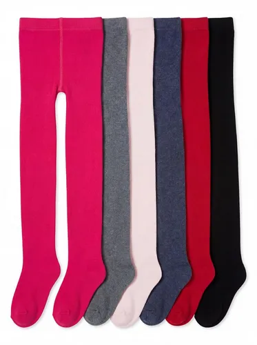 TupTam Mädchen Strickstrumpfhosen 6er Pack - Bunte, gemusterte Strickstrumpfhosen für Mädchen, aus weicher Baumwolle mit gutem Sitz. Ideal für Herbst und Winter, in trendigen Farben und Mustern erhältlich.