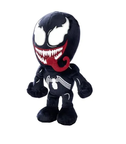 Simba Venom Plüschtier - Marvel Antiheld im weichen Design - Stofftier & Teddybär, ideal für Spider-Man-Fans; hochwertig und kuschelig, perfekt zum Spielen oder Dekorieren, geeignet ab 0 Monaten.