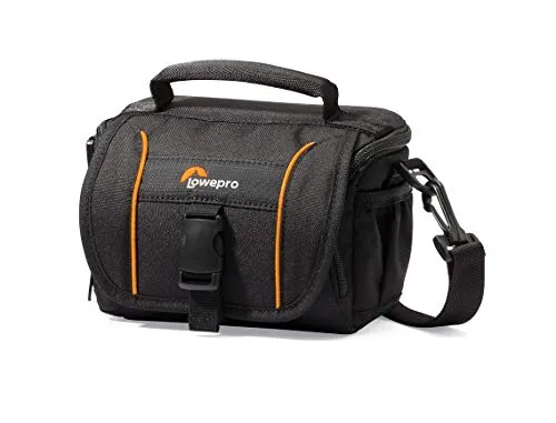 Lowepro SH 110 II Adventure Bag für Kamera - Kamerarucksack für Outdoor-Aktivitäten, schützt Ihre Ausrüstung vor Feuchtigkeit und Stößen mit anpassbarer Inneneinteilung und komfortablem Tragegriff.