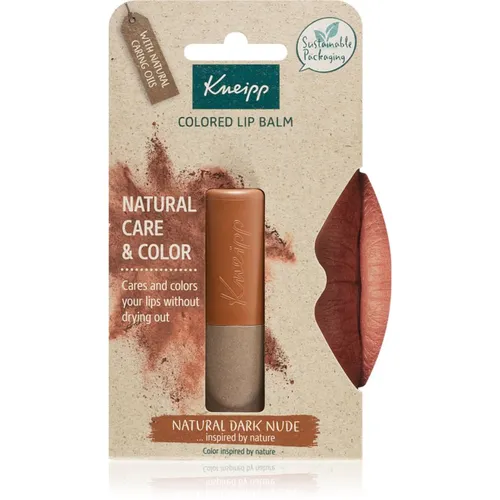 Kneipp Natural Care & Color tönender Lippenbalsam Farbton Natural Dark Nude 3.5 g