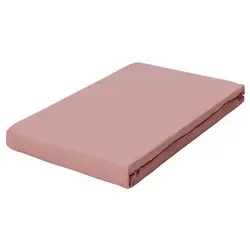 Schlafgut Boxspring-Spannleintuch Pure, Altrosa - Bettlaken, bügelfrei und klimaregulierend, ideal für Boxspringbetten mit Steghöhe bis 40 cm, sorgt für höchsten Schlafkomfort und ist allergikerfreundlich.