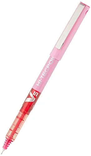 Pilot Tintenroller V5 Hi-Tecpoint 0,5 mm, 12 Stück, rosa