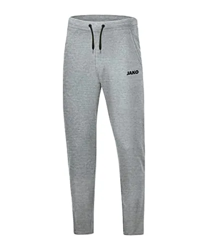 JAKO Kinder Jogginghose Base - Bequeme Kinder Jogginghose aus Bio-Baumwolle, einlaufvorbehandelt für perfekte Passform. Mit praktischen Reißverschlusstaschen und verstellbarem Kordelzug – ideal für Sport und Freizeit!