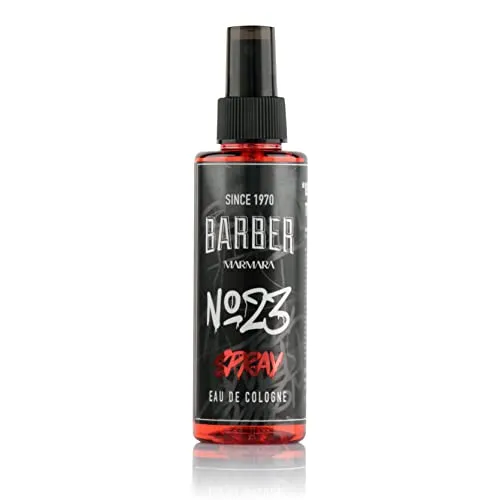 BARBER MARMARA No.23 Eau de Cologne Pump-spray Herren GRAFITTI 1x 150ml | after shave herren | Duftwasser | Rasierwasser Männer | Barber Herrendüfte | Bodyspray - Barbershop - Türkisches Cologne |