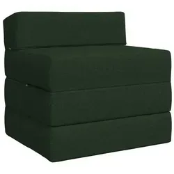 vidaXL Klappsofa Bett Dunkelgrün 200 x 70 x 15 cm
