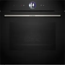 HBG7764B1 Einbau-Backofen 60 cm, Schwarz in schwarz von Bosch