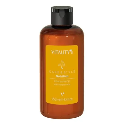 Vitality's Care&Style Nutritivo Rich Shampoo für trockenes bis sehr sensibilisiertes Haar, 250 ml