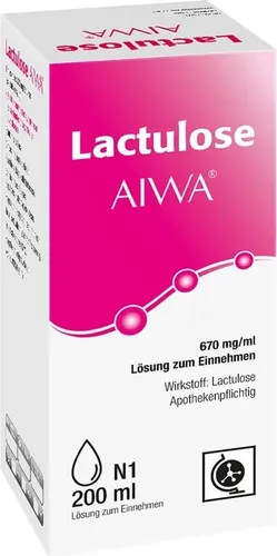 LACTULOSE AIWA 670 mg/ml Lösung zum Einnehmen 200 ml