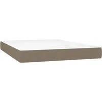 vidaXL Taschenfederkernmatratze 140x200 cm - Taupe - Matratze für erholsamen Schlaf mit atmungsaktivem Stoff und mittlerer Unterstützung, ideal für Rücken- und Bauchschläfer. Genieße maximalen Komfort und Druckentlastung!
