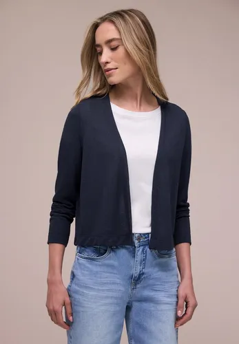 STREET ONE Strickjacke Style QR Nette – Leichte Sommerstrickjacke - Die STREET ONE Strickjacke Style QR Nette für Damen überzeugt mit softem Strick-Look und hohem Tragekomfort. Ideal für lässige Layering-Outfits im Sommer, sorgt der Viskosemix für ein angenehmes Tragegefühl.