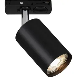 Briloner Rail Schienensystem, Schwenkbar, Drehbar, Kombinierbar, Zubehör, Schwarz, 13,8 cm - Schwarz