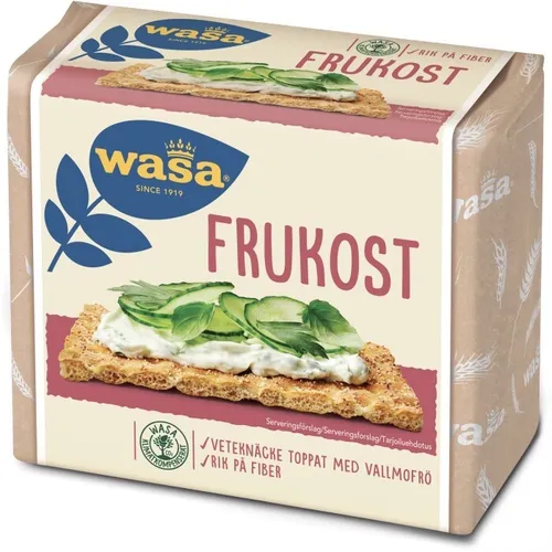 Wasa Frukost Knäckebröd Frühstück Mohn Knäcke Knäckebrot Crispbread 240 g