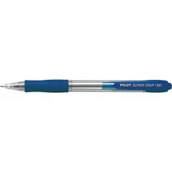 Pilot Super Grip Einziehbar Kugelschreiber Blau 0.4 mm Mittel Kegelförmig Nachfüllbar