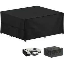 Abdeckung Gartenmöbel Wasserdicht Winterfest 420D Oxford 300x250x100cm