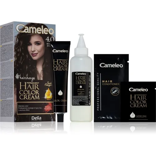 Delia Cosmetics Cameleo Omega Permanent-Haarfarbe Farbton 4.0 Medium Brown