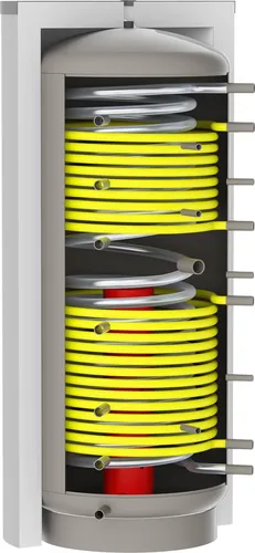 Solarbayer Hygiene Kombispeicher HSK ÖKO-700 Edelstahlwellrohrwärmetauscher