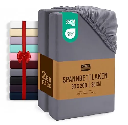 Utopia Bedding in grau von Utopia Bedding