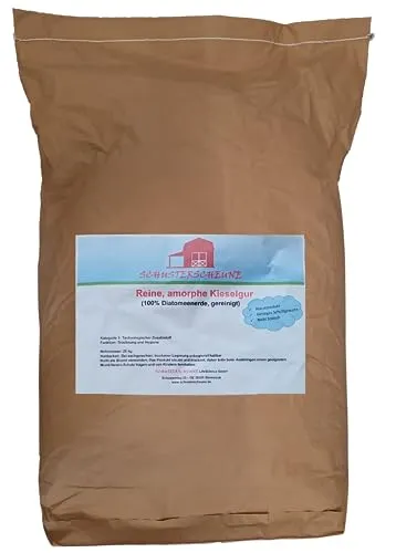 Schusterscheune Reine amorphe Kieselgur fein 25kg (50 Liter) - Natürlich und wirksam