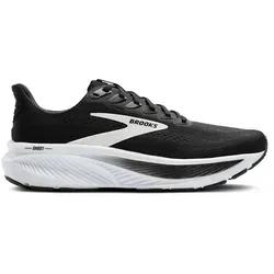 Brooks Herren Ghost 17 schwarz 45.5 - Laufschuhe mit innovativer DNA LOFT v3 Dämpfung für ein sanftes Laufgefühl und optimale Energierückgabe. Atmungsaktives Obermaterial und langlebige Außensohle aus recyceltem Gummi.