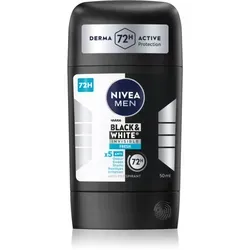 NIVEA MEN Black & White Invisible Fresh festes Antitranspirant 50 ml