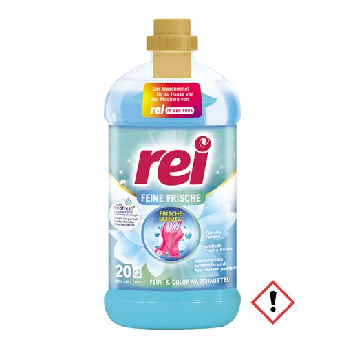 Rei Feine Frische flüssig Fein und Colorwaschmittel Frischeschutz 20WL
