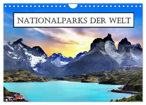 Nationalparks der Welt Wandkalender 2026 - Monatskalender im DIN A4 Querformat, zeigt atemberaubende Naturaufnahmen aus den Nationalparks und bringt die Schönheit der Natur direkt zu Ihnen nach Hause.