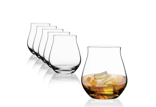 Sahm Rum Gläser 6er Set - Sensorik Rumglas à 140 ml - Whiskeygläser – Ideal für den perfekten Genuss von Rum und Whiskey, spülmaschinengeeignet und mit innovativem Design für optimale Aromaentfaltung.
