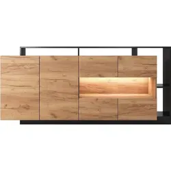 Vente-unique Sideboard IDESIA mit LED-Beleuchtung