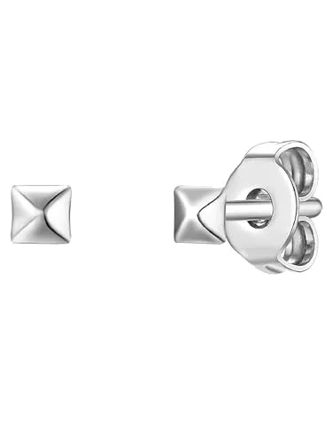 Glanzstücke München Damen Ohrstecker 925/- Sterling Silber - Ohrringe für Damen aus rhodiniertem Sterlingsilber, minimalistisch und vielseitig kombinierbar für jeden Anlass, inklusive attraktiver Schmuckbox – das perfekte Geschenk.