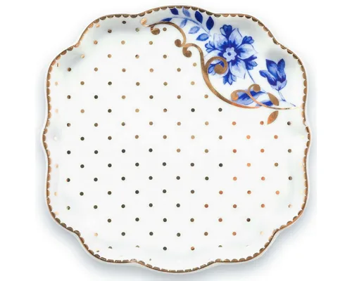 PiP Studio Teller Royal White Teebeutelablage, Tea Tip Royal White 10cm