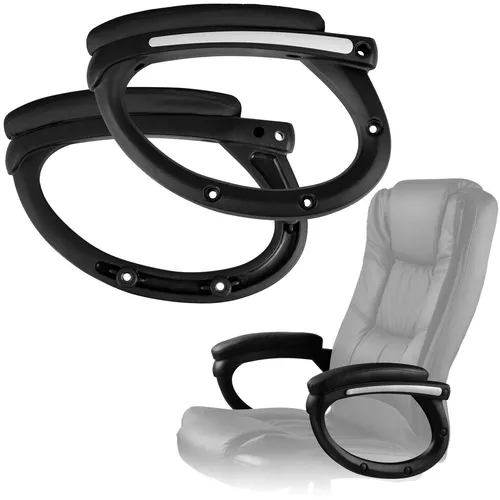 Armlehnen für den Porto-Sessel. schwarz