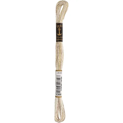 Produktbild Anchor Sticktwist Multi 8m, beige-light moss, Baumwolle, Farbe 1300, 6-fädig