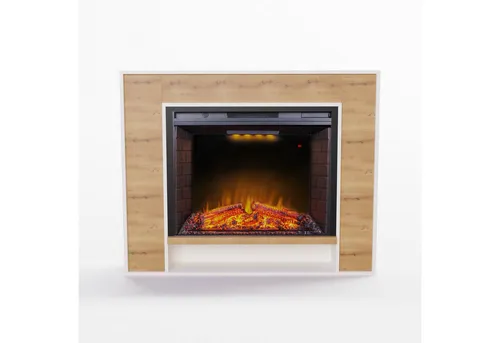 GARLIVO Elektrokamin Venezia – Täuschend echte Flamme mit Heizung - Eleganter Elektrokamin mit integriertem Knistereffekt und energiesparender LED-Technik. Ideal für gemütliche Abende, ohne Schornsteinpflicht. Einfache Montage und vielfältige Farbvariationen.