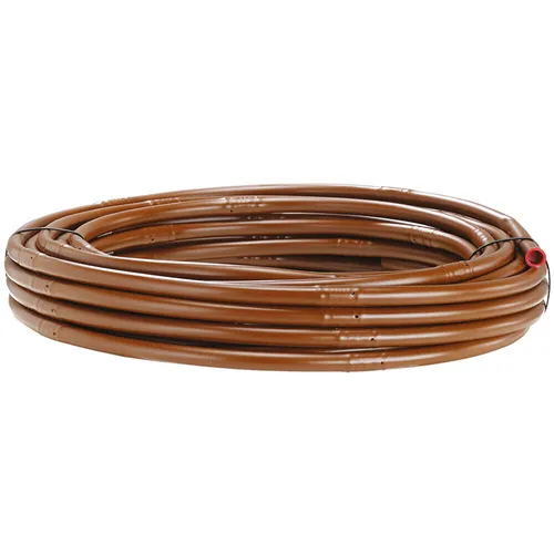 Claber Tropfrohr 1/2” - 25 m braun, effiziente Tropfbewässerung - Micro-Drip-Bewässerungssysteme mit 25 m Länge aus hochwertigem PE für eine präzise und wassersparende Bewässerung Ihrer Pflanzen.