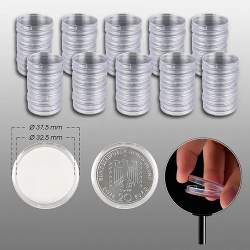 Prophila Münzkapseln Innendurchmesser 32,5 mm 100erPack