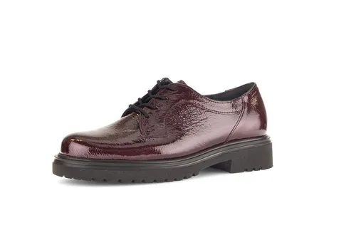 Gabor Schnürschuh in Burgund, Größe 43 EU - Eleganter Schnürschuh von Gabor in burgund, Größe 43 EU. Ideal für stilbewusste Auftritte und komfortablen Tragekomfort im Alltag.