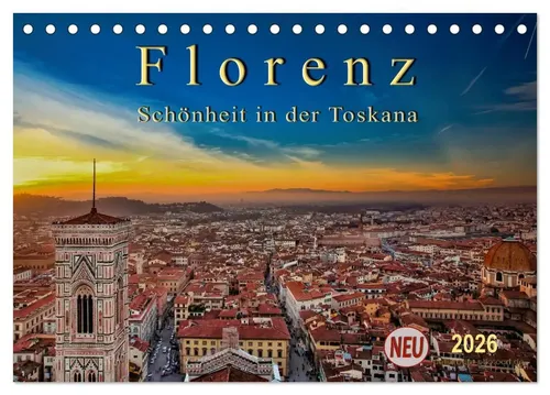 Peter Roder | Florenz - Schönheit in der Toskana (Tischkalender 2026 DIN A5...