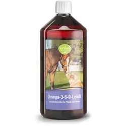 tierlieb Omega-3-6-9-Leinöl - 1 Liter