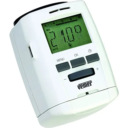 VEMER VE740700 THERMOPRO Heizkörperthermostat mit Wochenprogrammierung